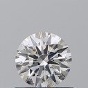 Prírodný diamant okrúhly briliant, SI1, F, 0,5ct, GIA