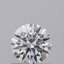 Prírodný diamant okrúhly briliant, SI1, F, 0,5ct, GIA