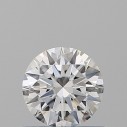 Prírodný diamant okrúhly briliant, SI1, F, 0,5ct, GIA