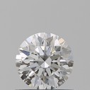 Prírodný diamant okrúhly briliant, SI1, F, 0,5ct, GIA