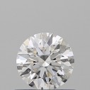 Prírodný diamant okrúhly briliant, SI1, F, 0,5ct, GIA