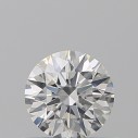 Prírodný diamant okrúhly briliant, SI1, H, 0,5ct, GIA