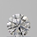 Prírodný diamant okrúhly briliant, SI1, H, 0,5ct, GIA