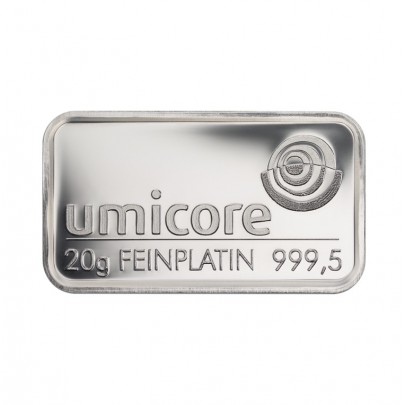 Investičná tehla platina 20 g  Umicore 60202