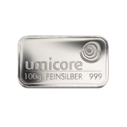 Investičná tehla striebro 100 g  Umicore 60105 2