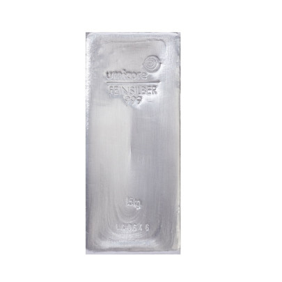 Investičná tehla striebro 15000 g  Umicore 60110 2