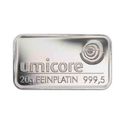 Investičná tehla platina 20 g  Umicore 60202 2