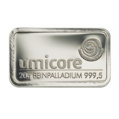 Investičná tehla palladium 20 g  Umicore 60306 2