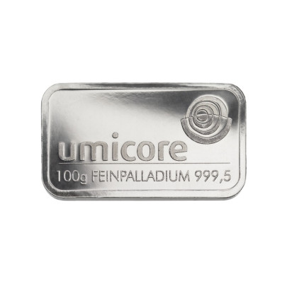 Investičná tehla palladium 100 g  Umicore 60304 2
