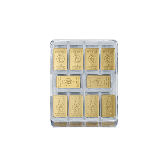 Investicna zlata tehla 250x1 g UnityBox Heimerle+Meule 81016767