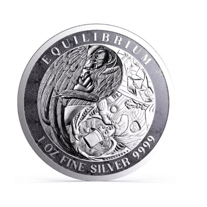 Investičná strieborná minca 1 oz Equilibrium 5 dollars 74202201 2