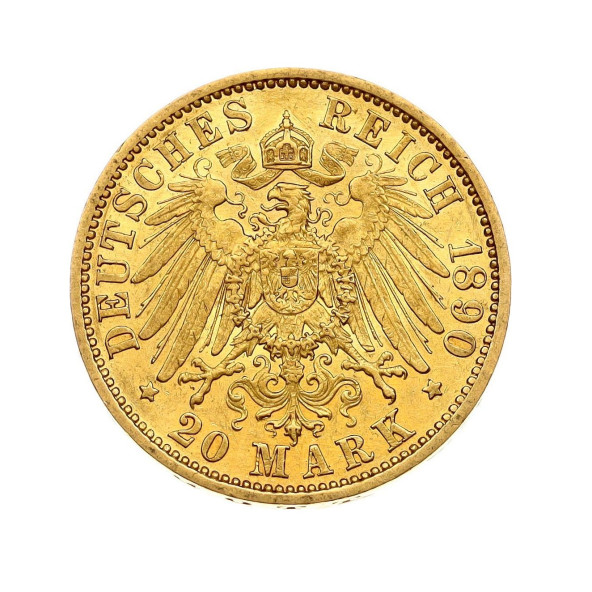 Investičná zlatá minca 7,17 g pruská  20 mark 00003622-10