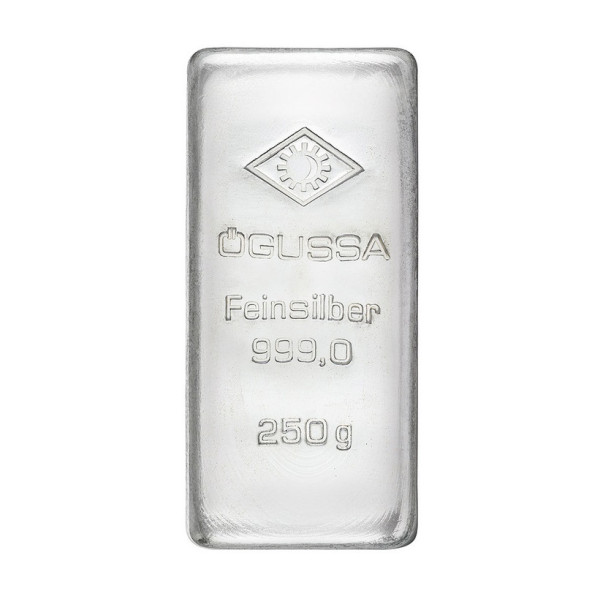 Investičná zlatá tehla 250 g liata Ögussa 2000BGV0250OG