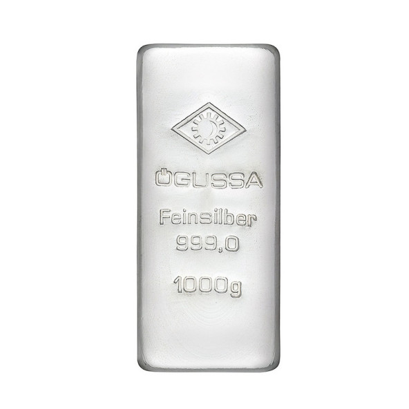 Investičná zlatá tehla 1000 g liata Ögussa 2000BGV1000OG