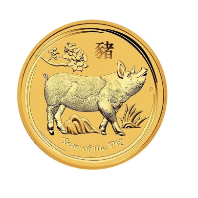 Investičná zlatá minca 110 oz 15 AUD Pig 2019 02101914 2