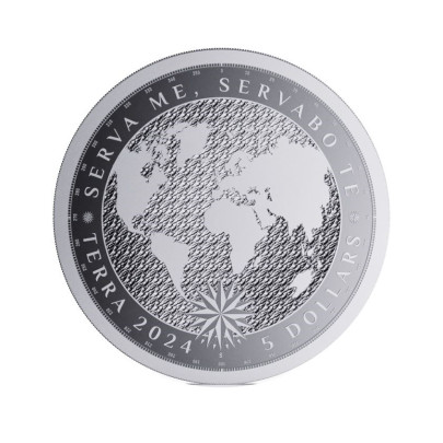Investičná strieborná minca 1 oz 5 Dollars Terra 74202411 2