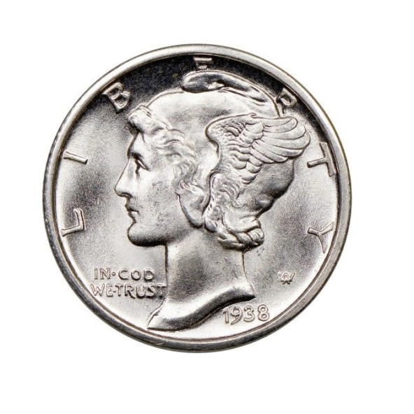 Investičná strieborná minca 2,25 g One dime Liberty AG000006