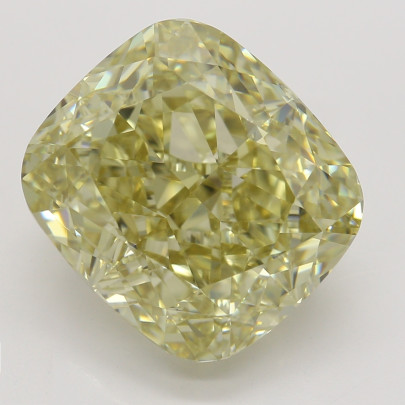 Farebný diamant cushion, fancy hnedasto-zelenkasto žltý, GIA 2872060412 Y5 2