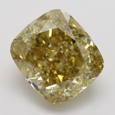 Farebný diamant cushion, fancy deep hnedasto-žltý, GIA 1872170090 Y8 2