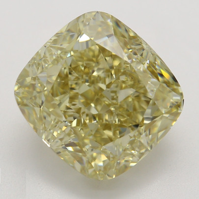 Farebný diamant cushion, fancy hnedasto-žltý, GIA 5872780225 Y5 2