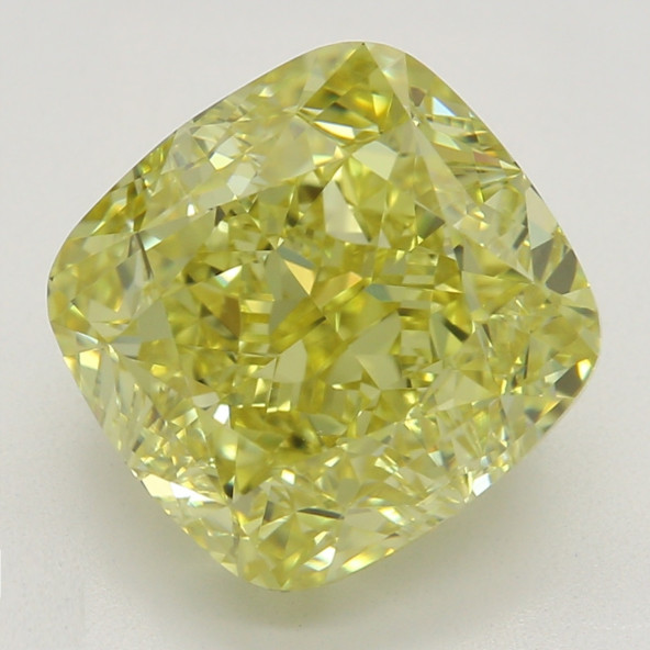 Farebný diamant cushion, fancy intense žltý, GIA 9872670039 Y6 Farebný diamant cushion, fancy intense žltý, GIA 9872670039 Y6