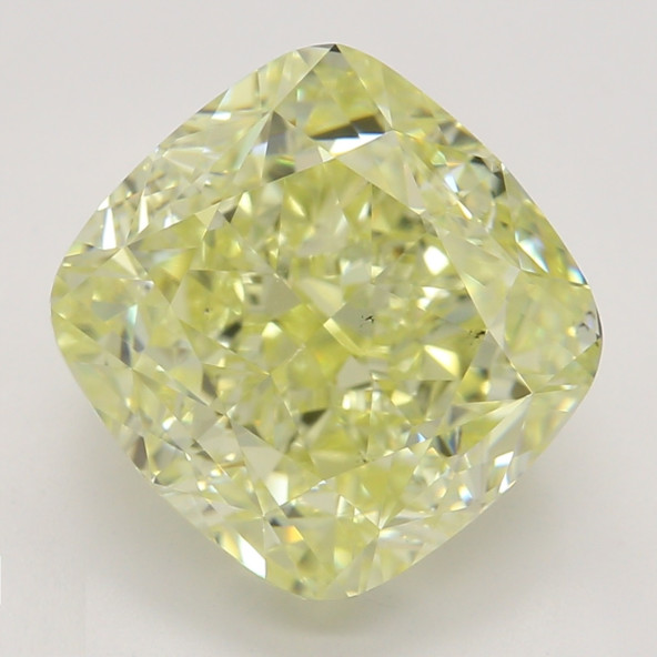 Farebný diamant cushion, fancy žltý, GIA 9873290449 Y5 Farebný diamant cushion, fancy žltý, GIA 9873290449 Y5