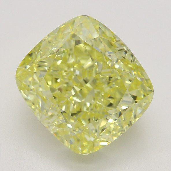 Farebný diamant cushion, fancy intense žltý, GIA 1872520001 Y6 Farebný diamant cushion, fancy intense žltý, GIA 1872520001 Y6