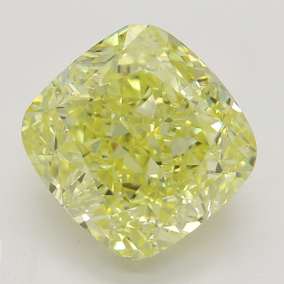 Farebný diamant cushion, fancy intense žltý, GIA 1872520170 Y6 2