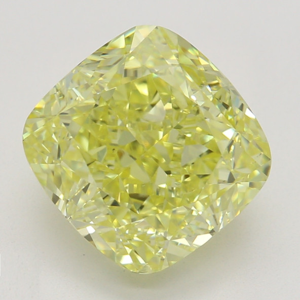 Farebný diamant cushion, fancy intense žltý, GIA 1872520170 Y6 Farebný diamant cushion, fancy intense žltý, GIA 1872520170 Y6