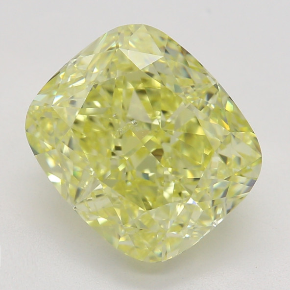 Farebný diamant cushion, fancy intense žltý, GIA 2872470152 Y6 Farebný diamant cushion, fancy intense žltý, GIA 2872470152 Y6