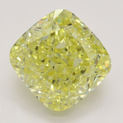 Farebný diamant cushion, fancy intense žltý, GIA 7873270217 Y6 2