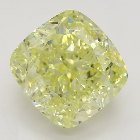 Farebný diamant cushion, fancy žltý, GIA 1873350210 Y5 Farebný diamant cushion, fancy žltý, GIA 1873350210 Y5