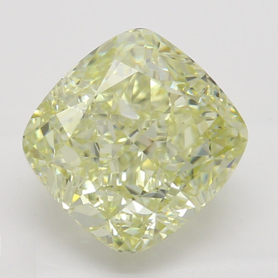 Farebný diamant cushion, fancy light žltý, GIA 4845420394 Y4 2