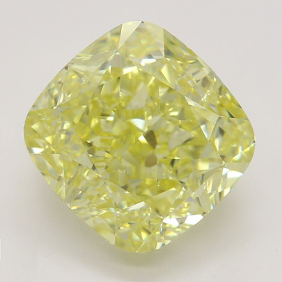 Farebný diamant cushion, fancy intense žltý, GIA 3873270353 Y6 2