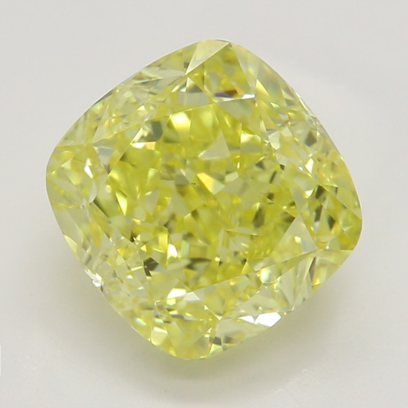 Farebný diamant cushion, fancy intense žltý, GIA 1845630371 Y6 Farebný diamant cushion, fancy intense žltý, GIA 1845630371 Y6