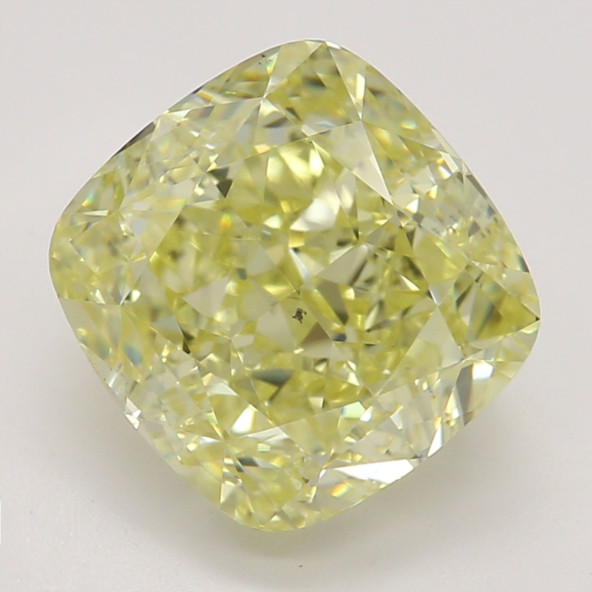 Farebný diamant cushion, fancy žltý, GIA 5873270165 Y5 Farebný diamant cushion, fancy žltý, GIA 5873270165 Y5