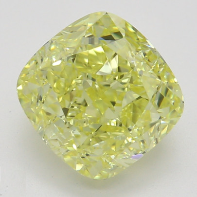 Farebný diamant cushion, fancy intense žltý, GIA 4846240844 Y6 2