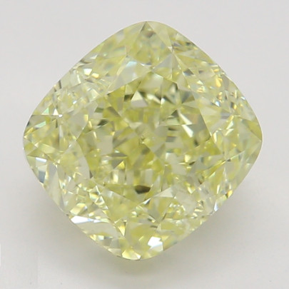 Farebný diamant cushion, fancy žltý, GIA 4846100464 Y5 2