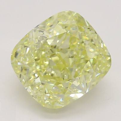 Farebný diamant cushion, fancy žltý, GIA 4873270524 Y5 2