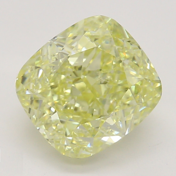 Farebný diamant cushion, fancy žltý, GIA 4873270524 Y5 Farebný diamant cushion, fancy žltý, GIA 4873270524 Y5