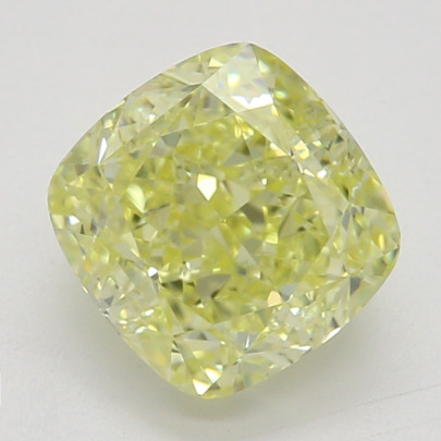 Farebný diamant cushion, fancy žltý, GIA 4872810164 Y5 2