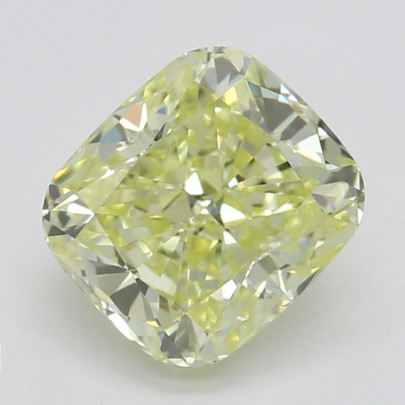 Farebný diamant cushion, fancy žltý, GIA 8846030388 Y5 2