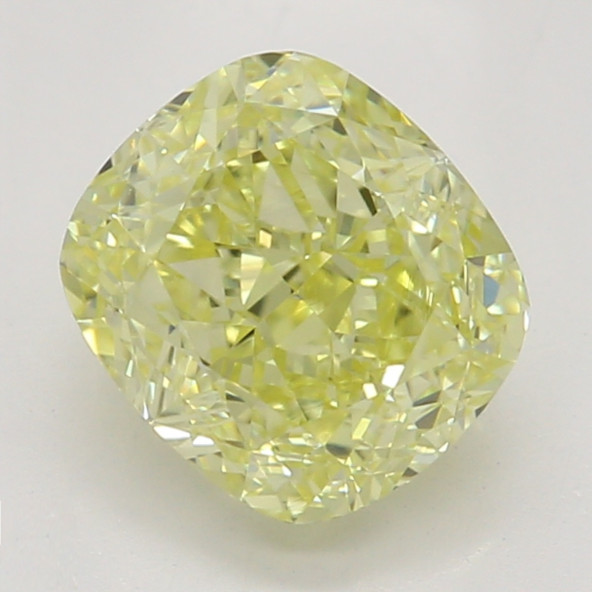 Farebný diamant cushion, fancy žltý, GIA 2872670322 Y5