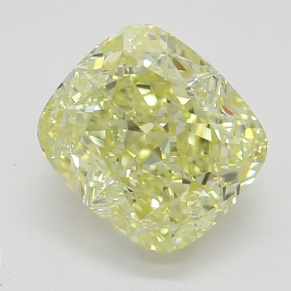 Farebný diamant cushion, fancy žltý, GIA 7846240847 Y5