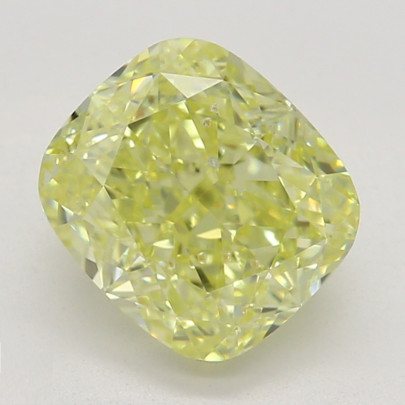Farebný diamant cushion, fancy žltý, GIA 7872400277 Y5 2