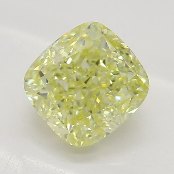 Farebný diamant cushion, fancy žltý, GIA 2872010472 Y5