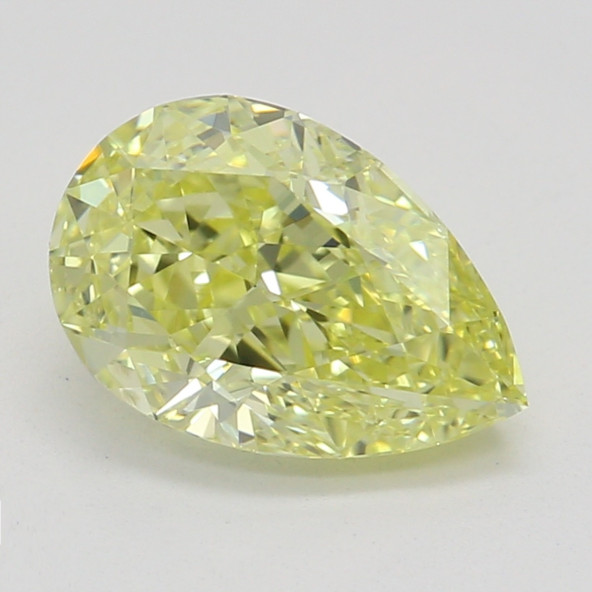 Farebný diamant hruška, fancy žltý, GIA 1872470210 Y5
