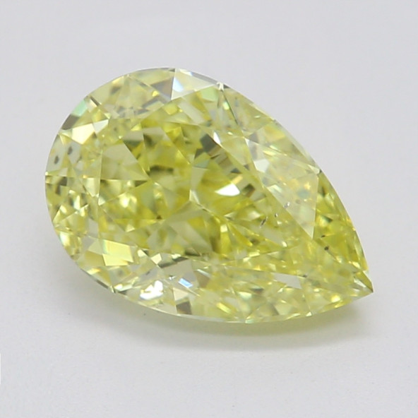 Farebný diamant hruška, fancy intense žltý, GIA 5872550285 Y6