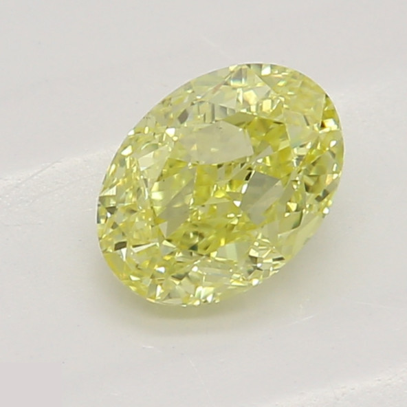 Prírodný farebný diamant s GIA certifikatom oval fancy intense žltý 0.44 ct VS2 6116960066_Y6