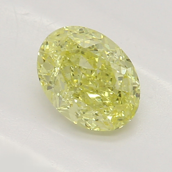 Prírodný farebný diamant s GIA certifikatom oval fancy intense žltý 0.40 ct SI2 2116960062_Y6